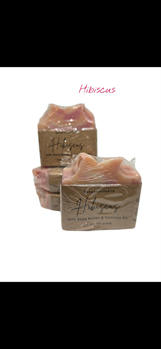 Hibiscus Soap Bar